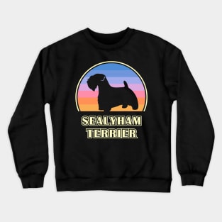 Sealyham Terrier Vintage Sunset Dog Crewneck Sweatshirt